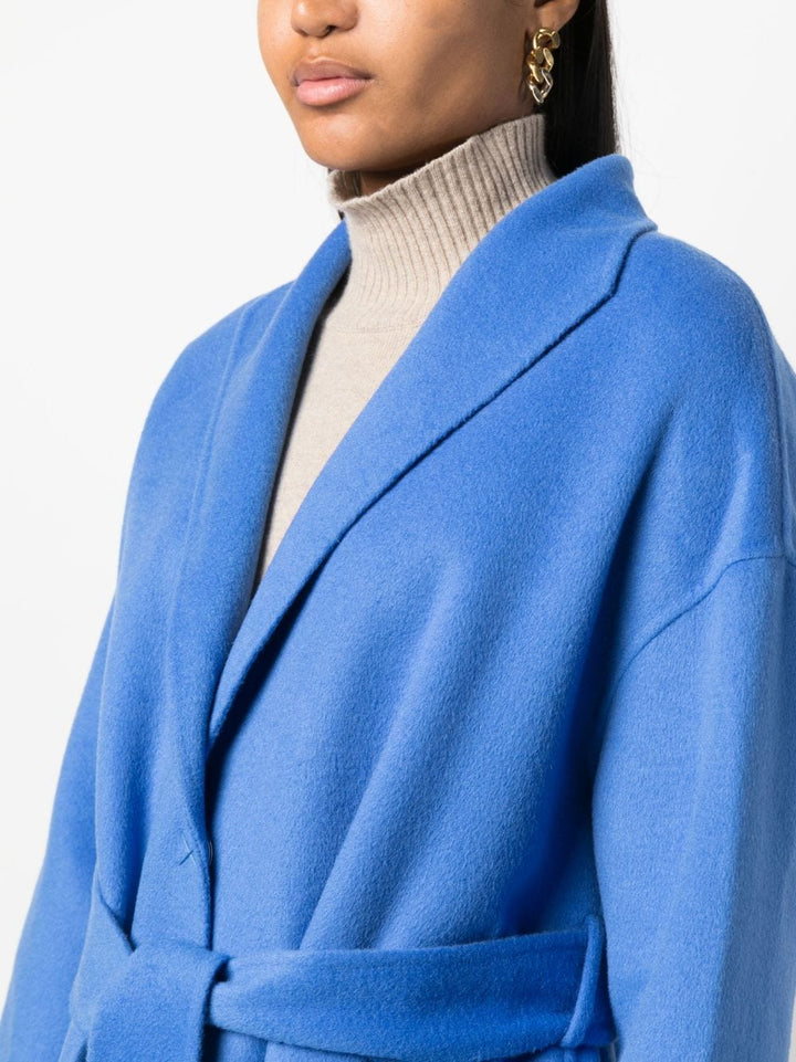 Ermanno Firenze Coats Blue