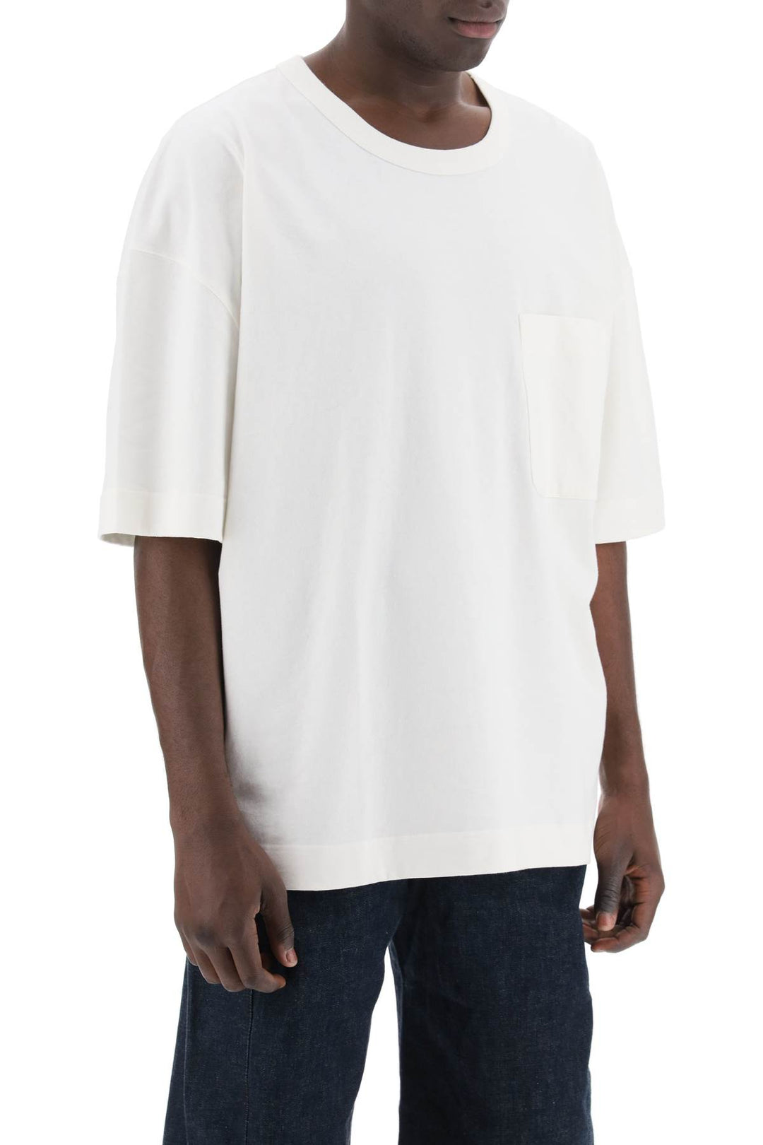Lemaire Boxy T Shirt   White