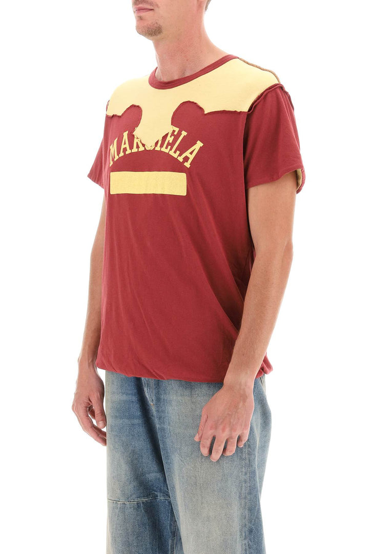 Maison Margiela Décortiqué T Shirt   Rosso