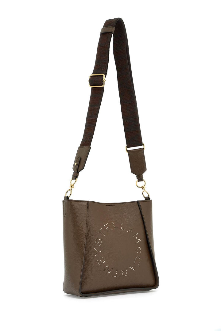 Stella Mc Cartney Crossbody Bag With Perforated Stella Logo   Brown