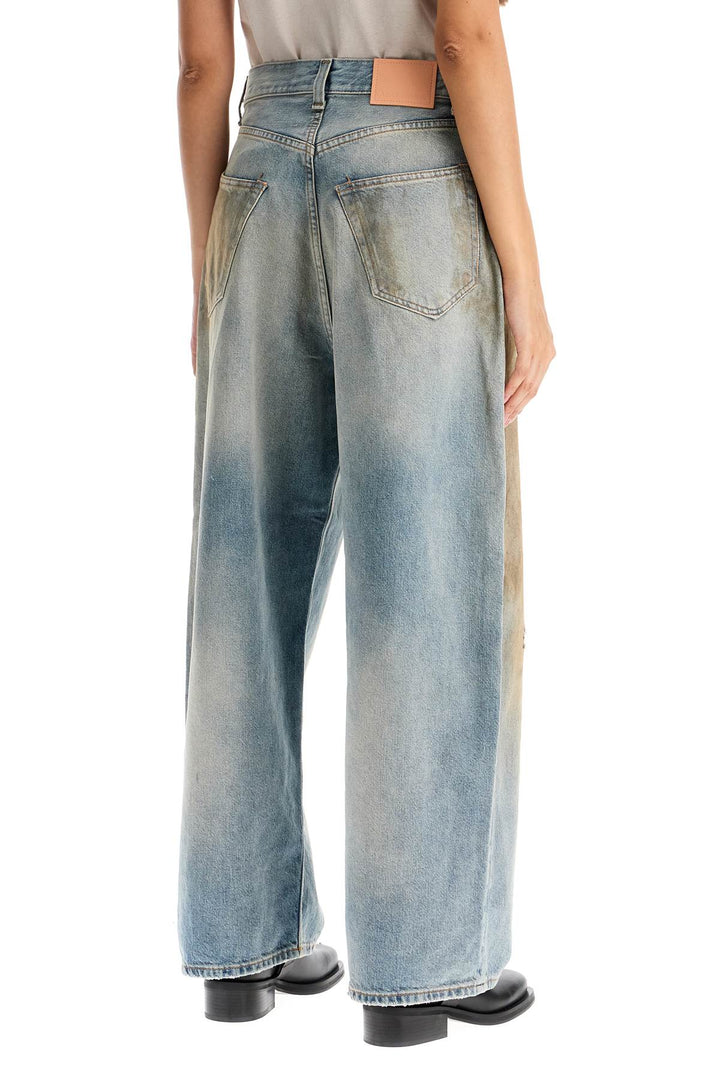 Acne Studios Baggy Jeans With A Distressed   Blue