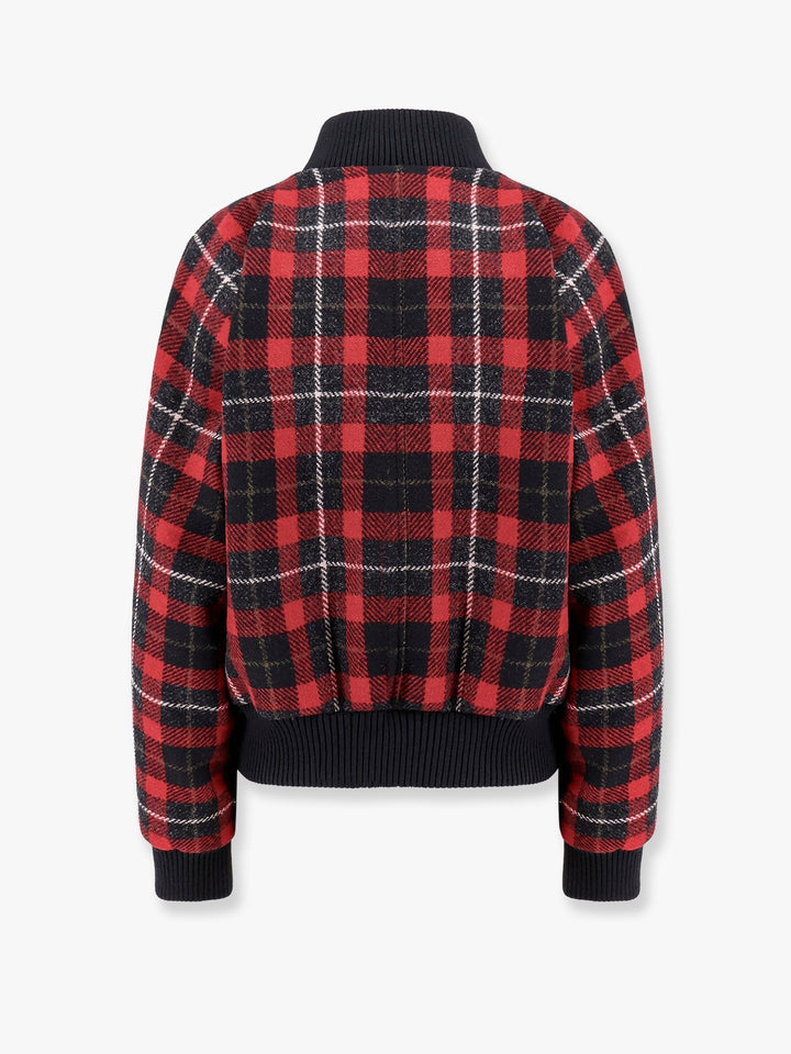 Cannage bomber with check'n'dior virgin wool