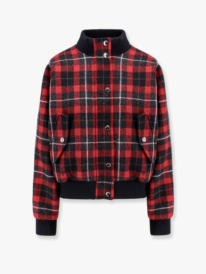 Cannage bomber with check'n'dior virgin wool