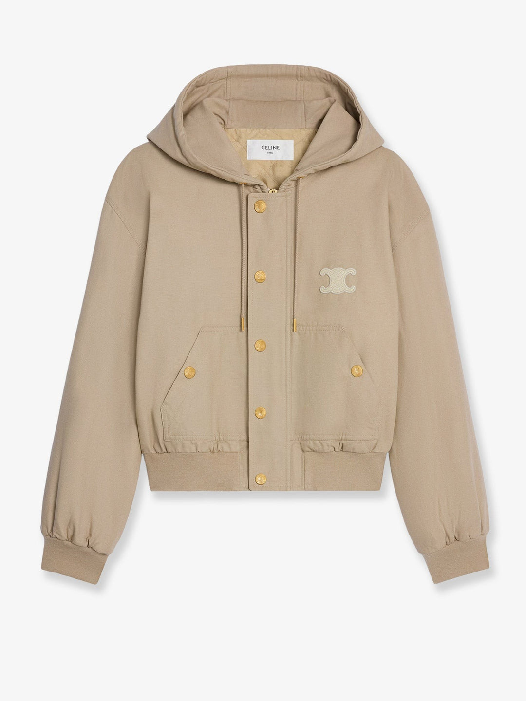 Canvas jacket with Triomphe patch
