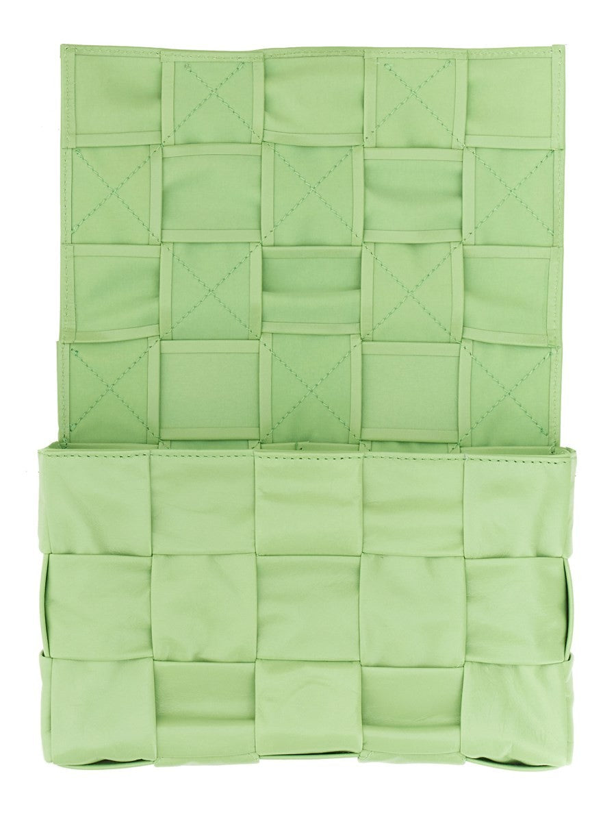 maxi intrecciato cassette bag