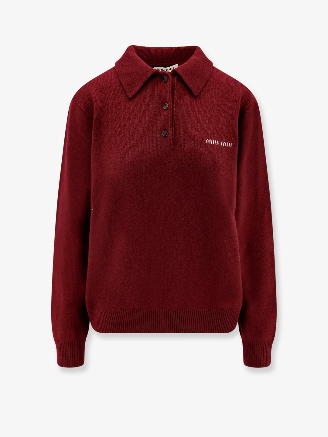 Cashmere polo sweater