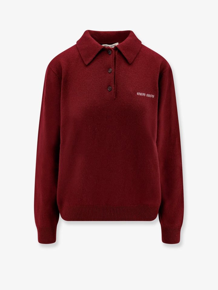 Cashmere polo sweater