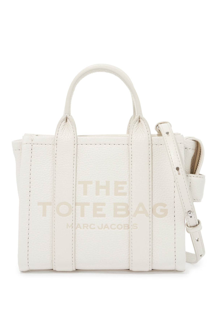 Marc Jacobs The Leather Mini Tote Bag   White