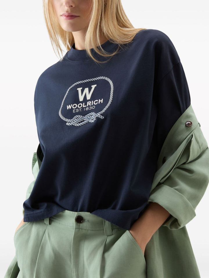 Woolrich T Shirts And Polos Blue