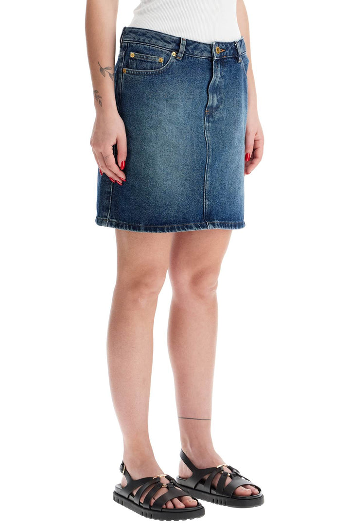 A.P.C. Denim Mini Skirt   Blue