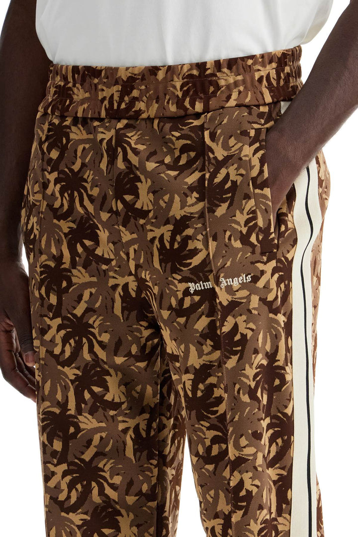 Palm Angels Camouflage Track Joggers   Brown