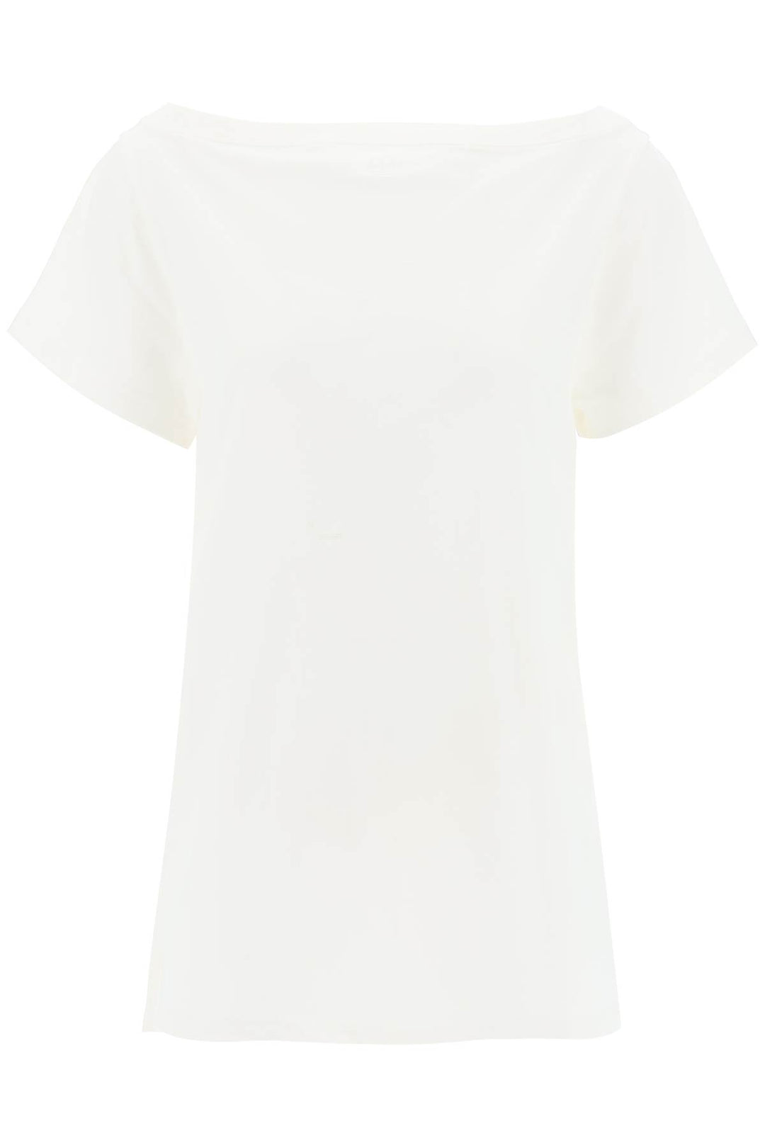 Courreges Twisted Body T Shirt   Bianco