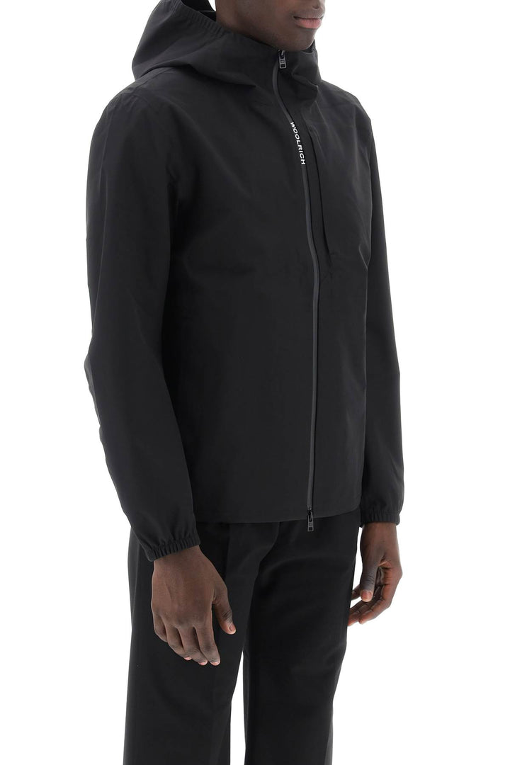 Woolrich Pacific Jacket In Tech Softshell   Nero