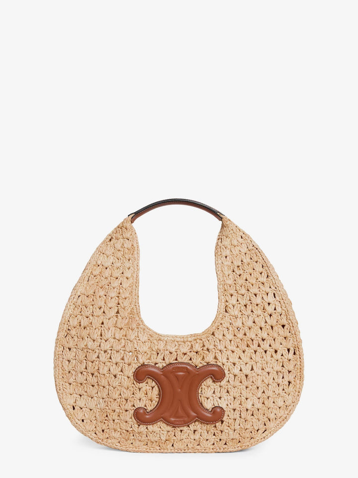 Classic Panier Hobo rafia shoulder bag