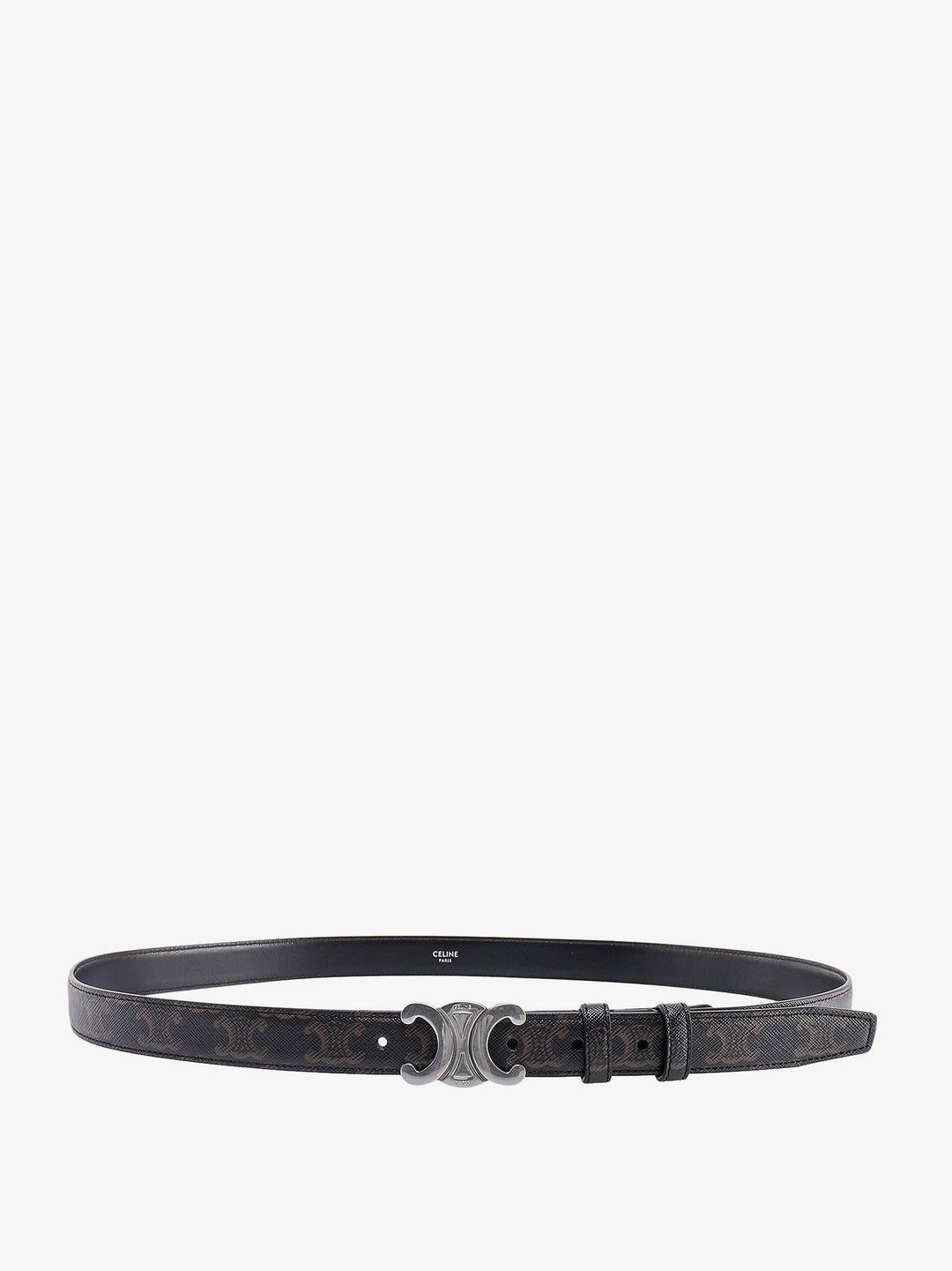 Coated Triomphe canvas belt