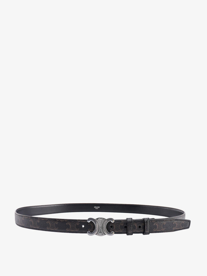Coated Triomphe canvas belt