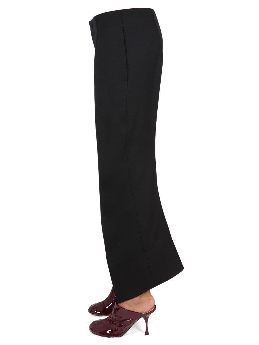 COMPACT WOOL PANTS