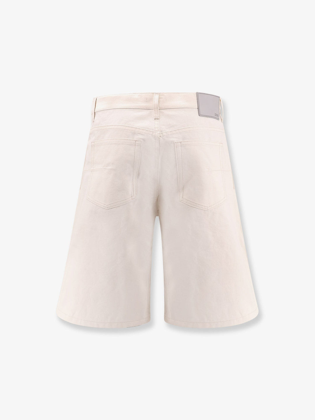 Cotton bermuda shorts with cd heart logo