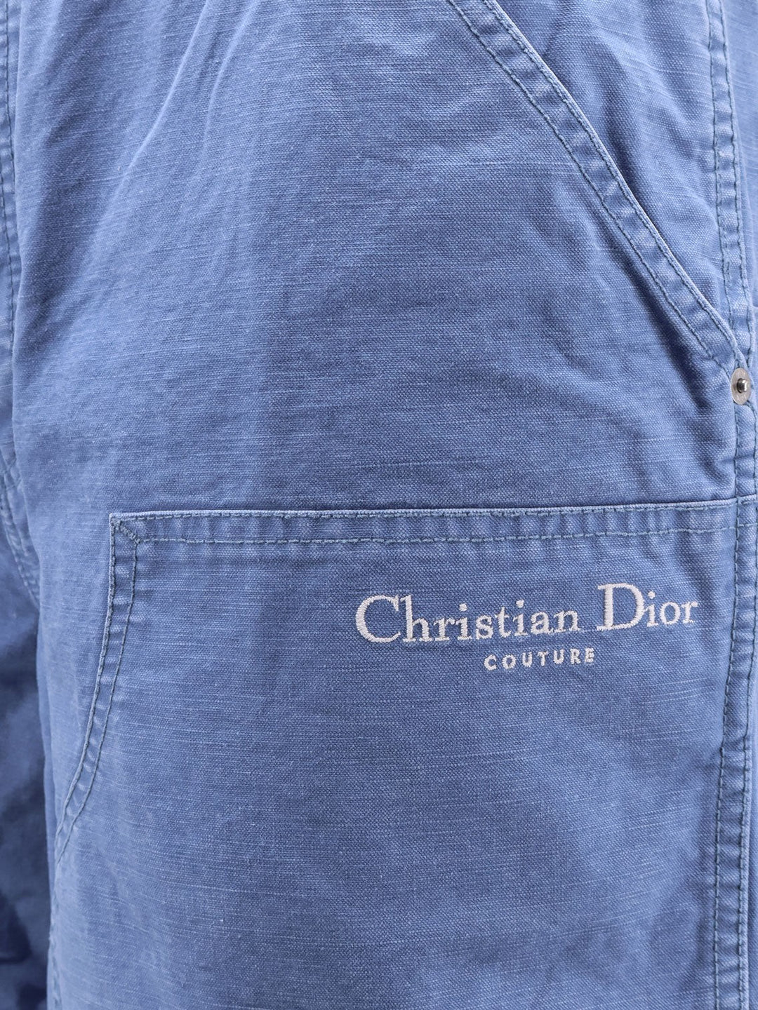 Cotton bermuda shorts with lateral maxi pockets