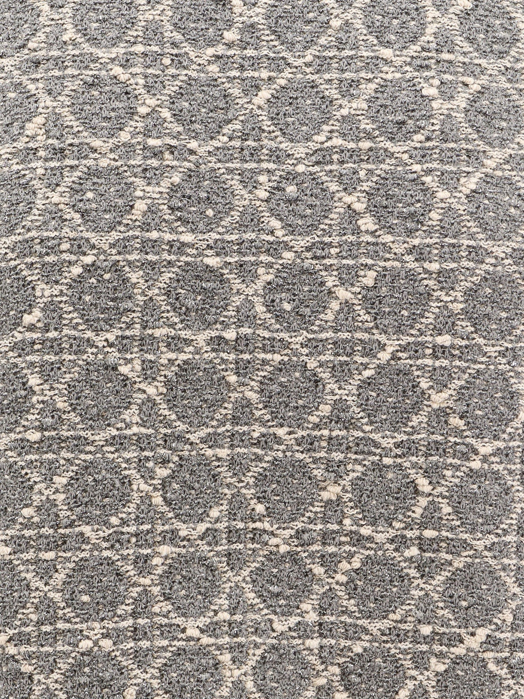 Cotton blend sweater with jacquard motif