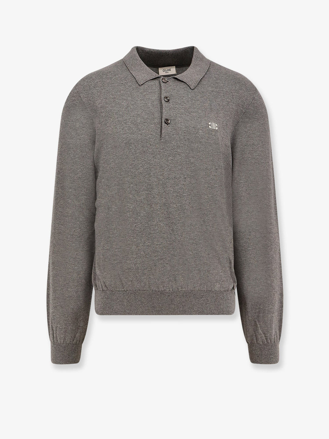 Cotton polo shirt with Triomphe detail