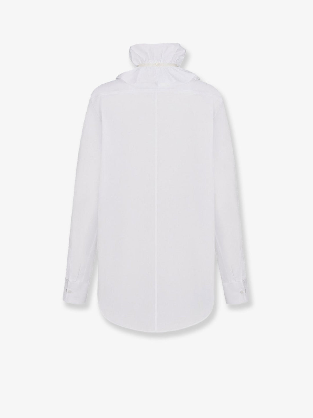 Cotton shirt with removable detail
