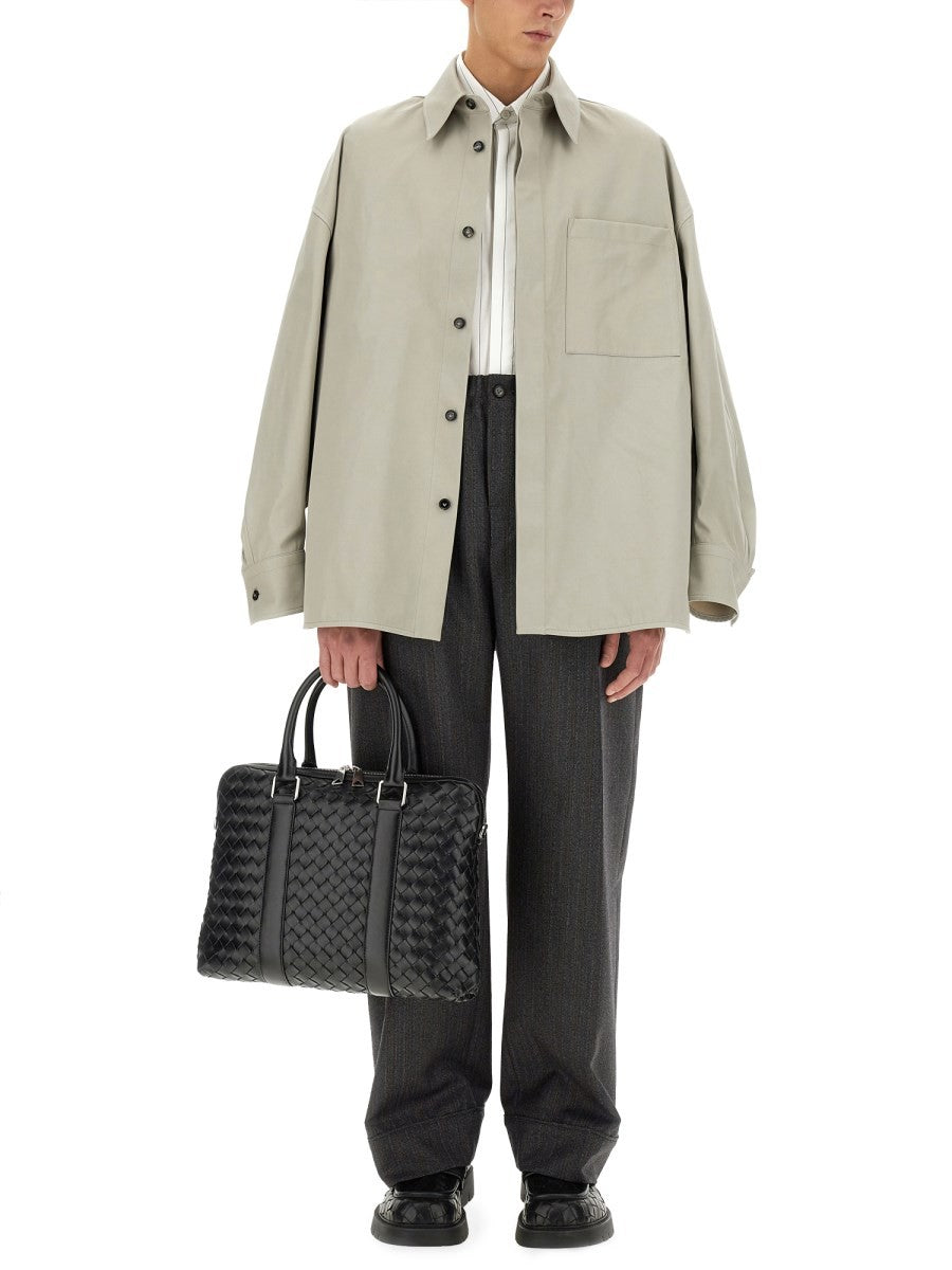COTTON TWILL OVERSHIRT