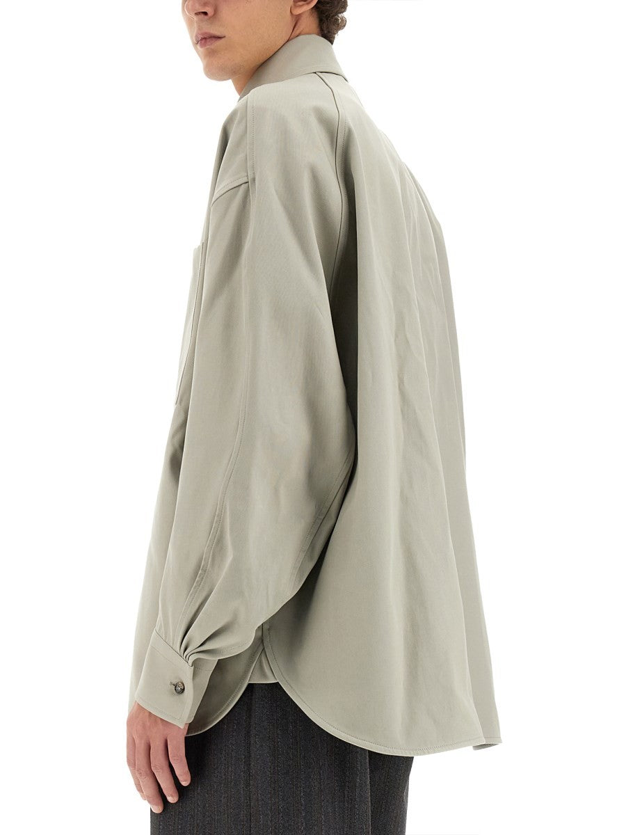 COTTON TWILL OVERSHIRT