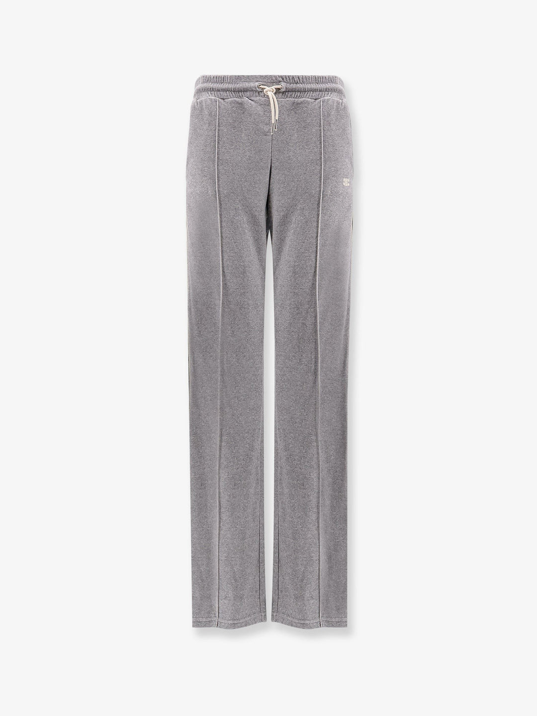 Cotton velvet jogger trousers