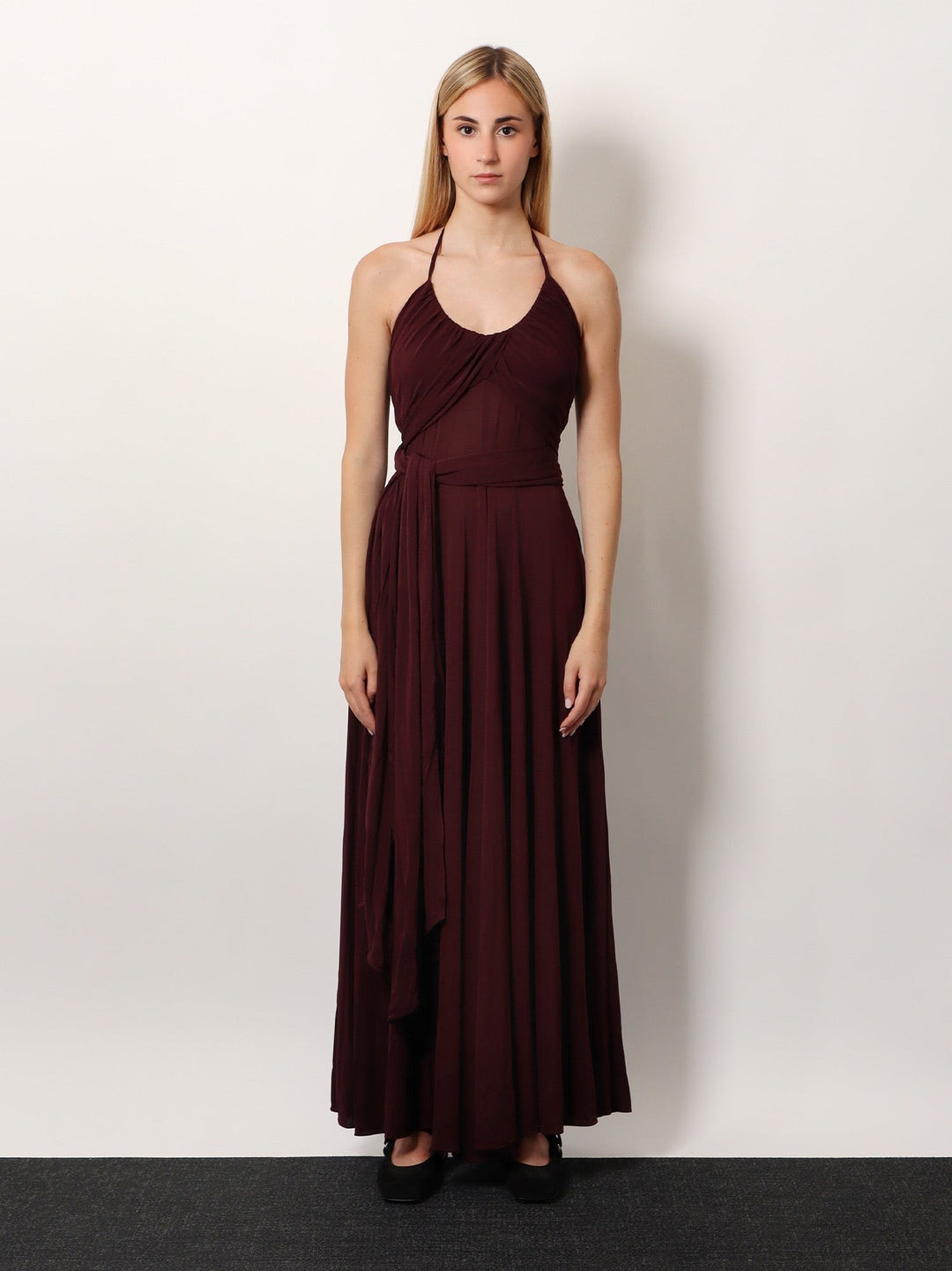 Cross Dress viscose long dress
