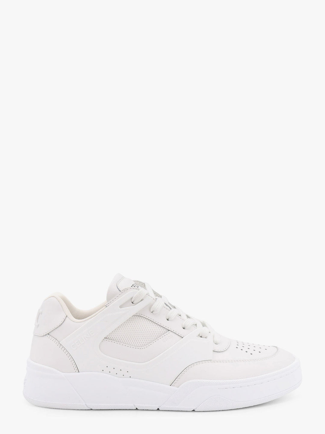 CT-09 leather sneakers with mesh inserts
