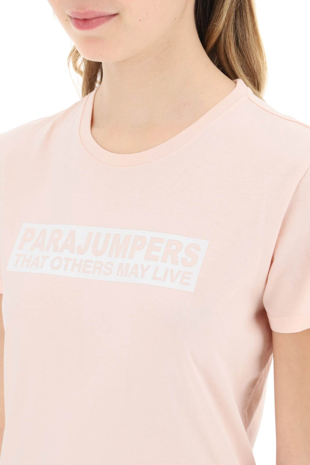 Parajumpers 'Box' Slim Fit Cotton T Shirt   Rosa