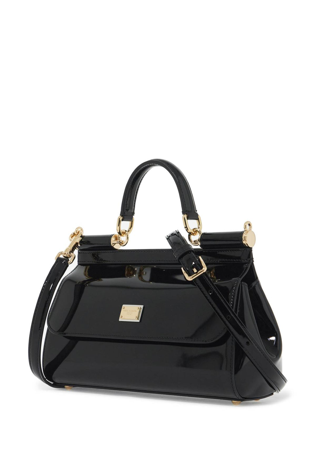 Dolce & Gabbana Extended Sicily Handbag With Elong   Black