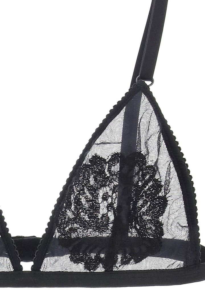 Dolce & Gabbana Soft Cup Triangle Bra For Women   Black