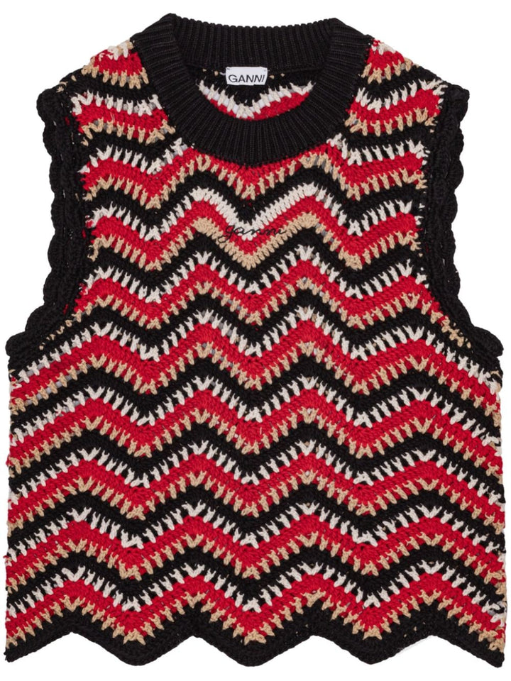 Ganni Sweaters Red