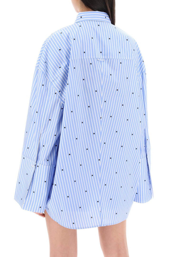 Rotate 'Oversized Shirt With Maxi   Blue