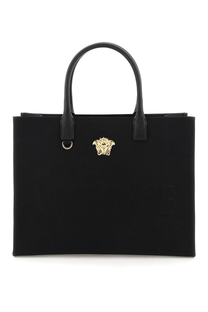 Versace La Medusa Tote Bag   Black