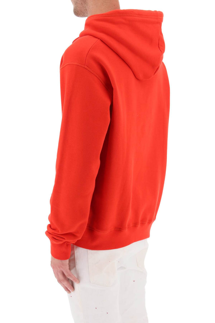 Dsquared2 Printed Hoodie   Rosso