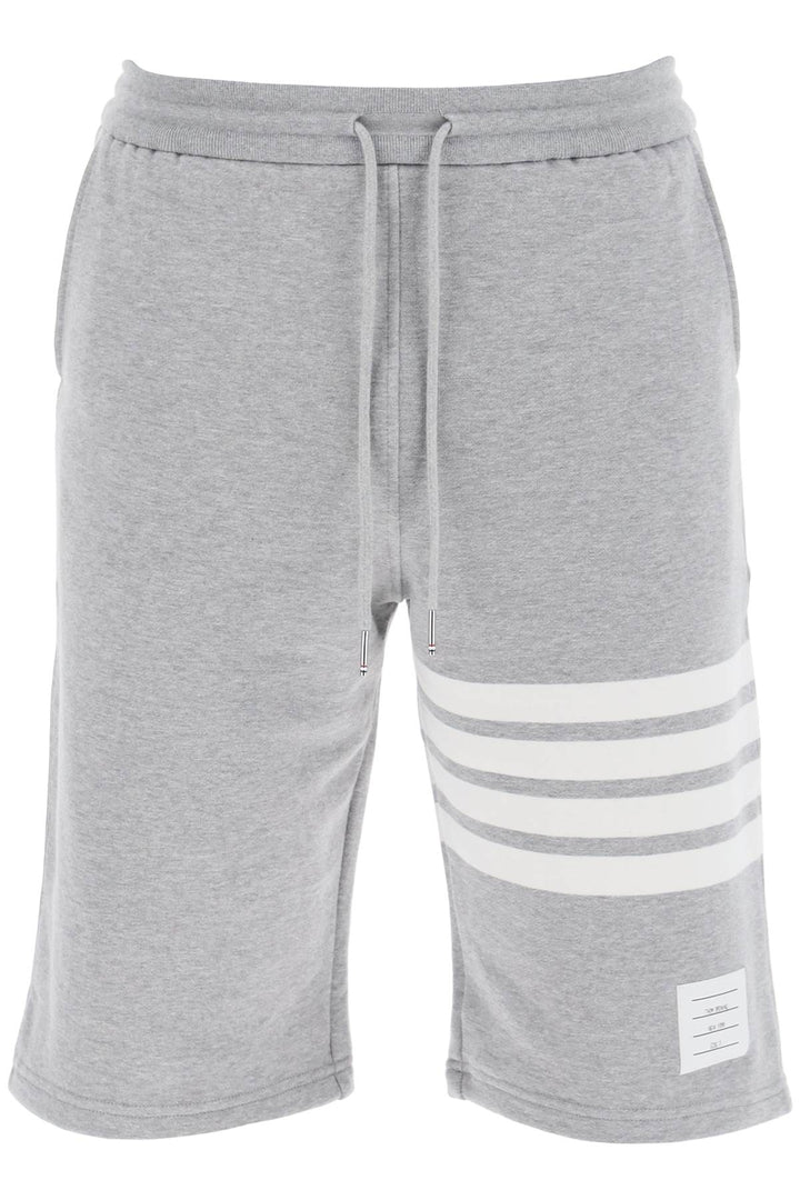 Thom Browne 4 Bar Sweat Shorts   Grey