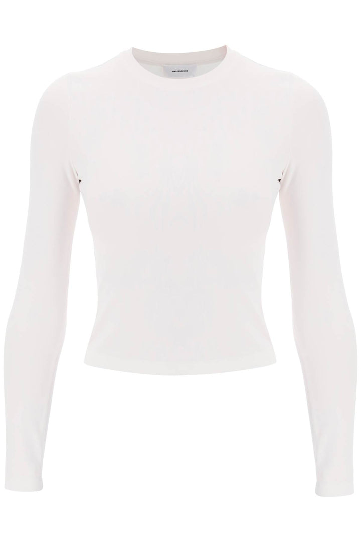 Wardrobe.Nyc Long Sleeved T Shirt   Bianco