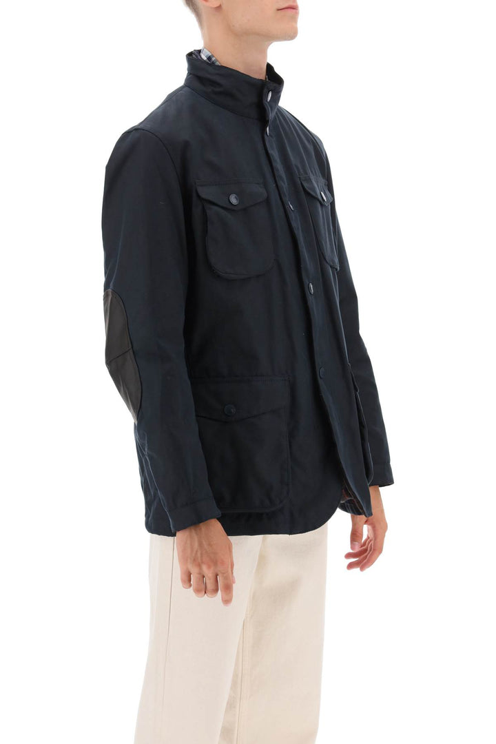 Barbour 'Ogston' Waxed Jacket   Blue