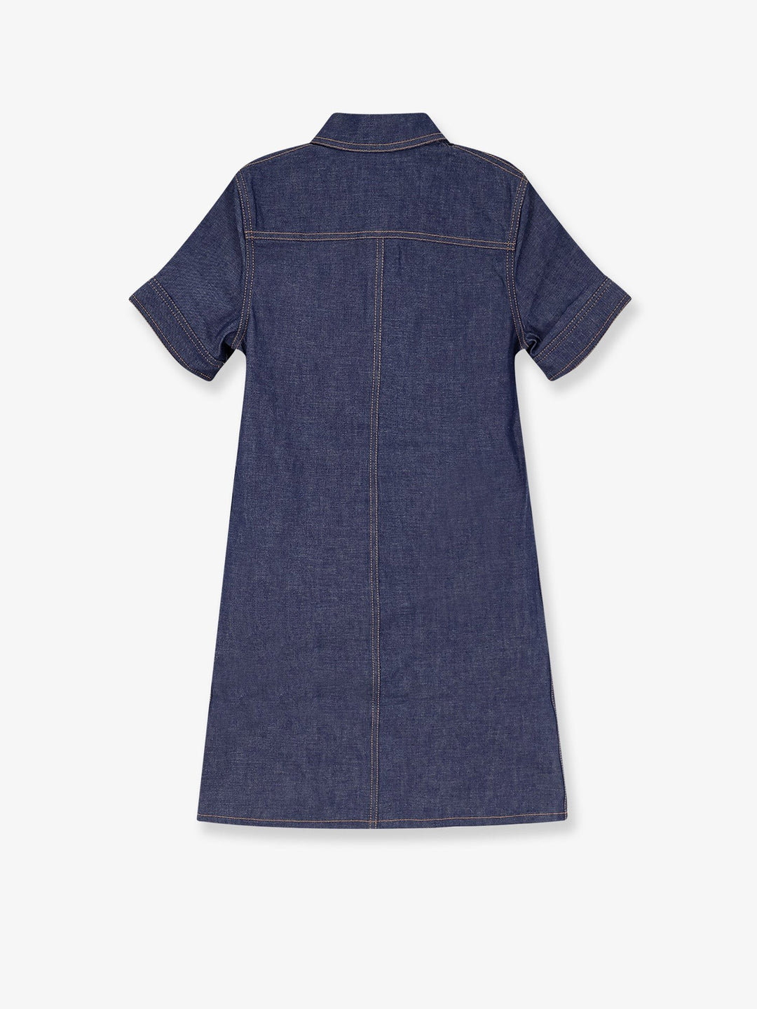 Denim mini chemisier dress