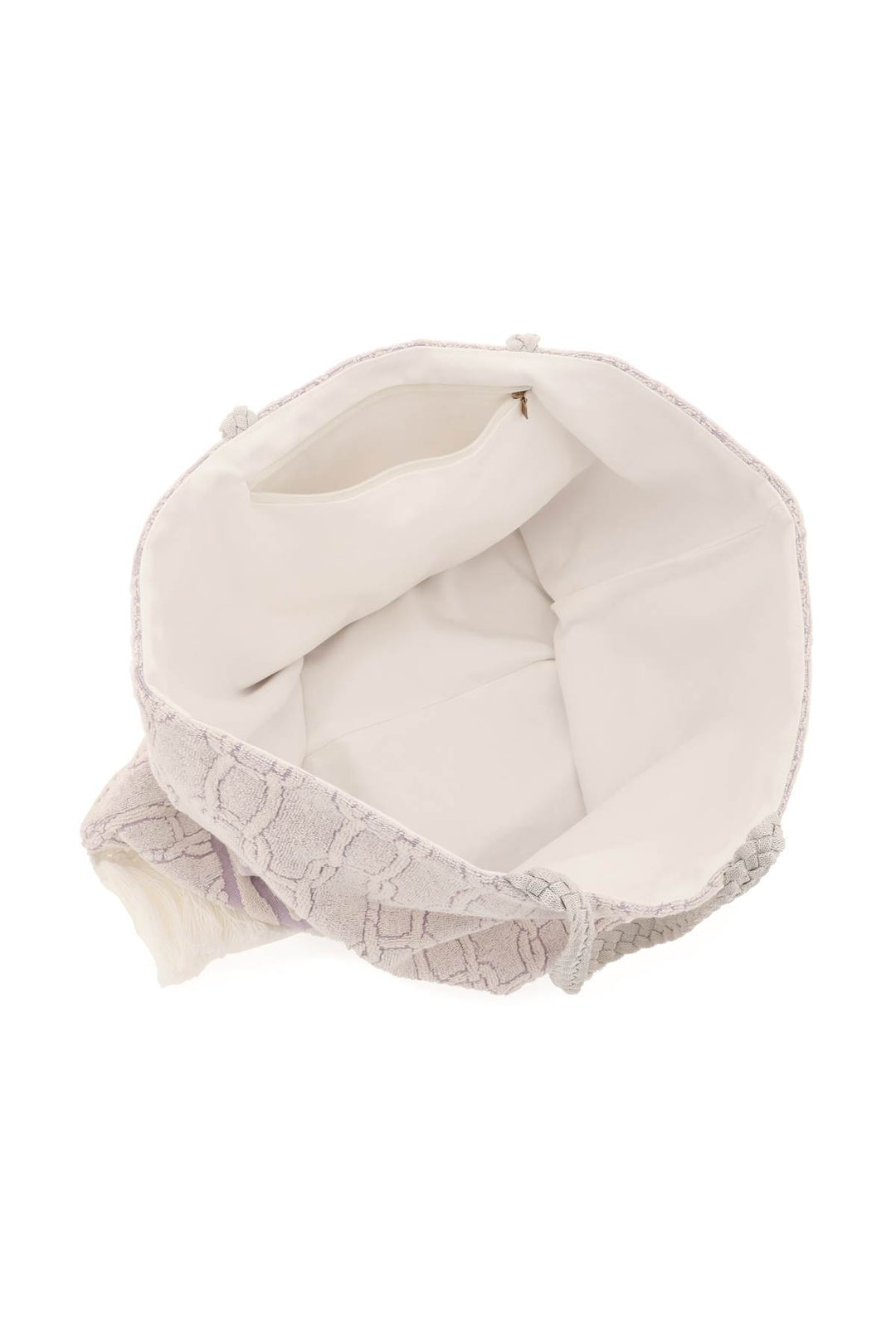 Agnona Cotton Tote Bag   Bianco