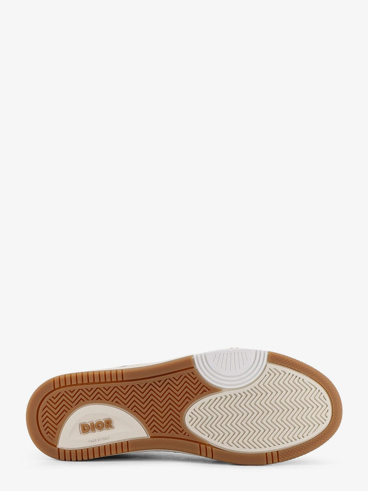 DH SN B27 Uptow denim and leather sneakers