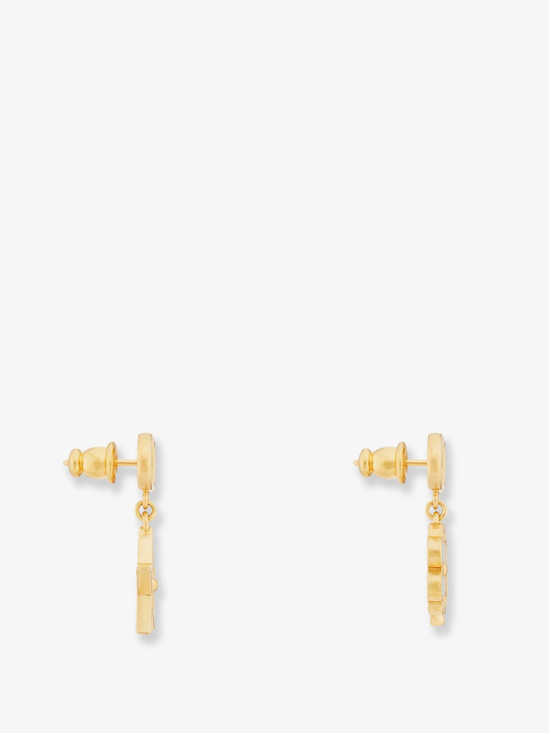 Dior Destiny metal and mother of pearl earrings