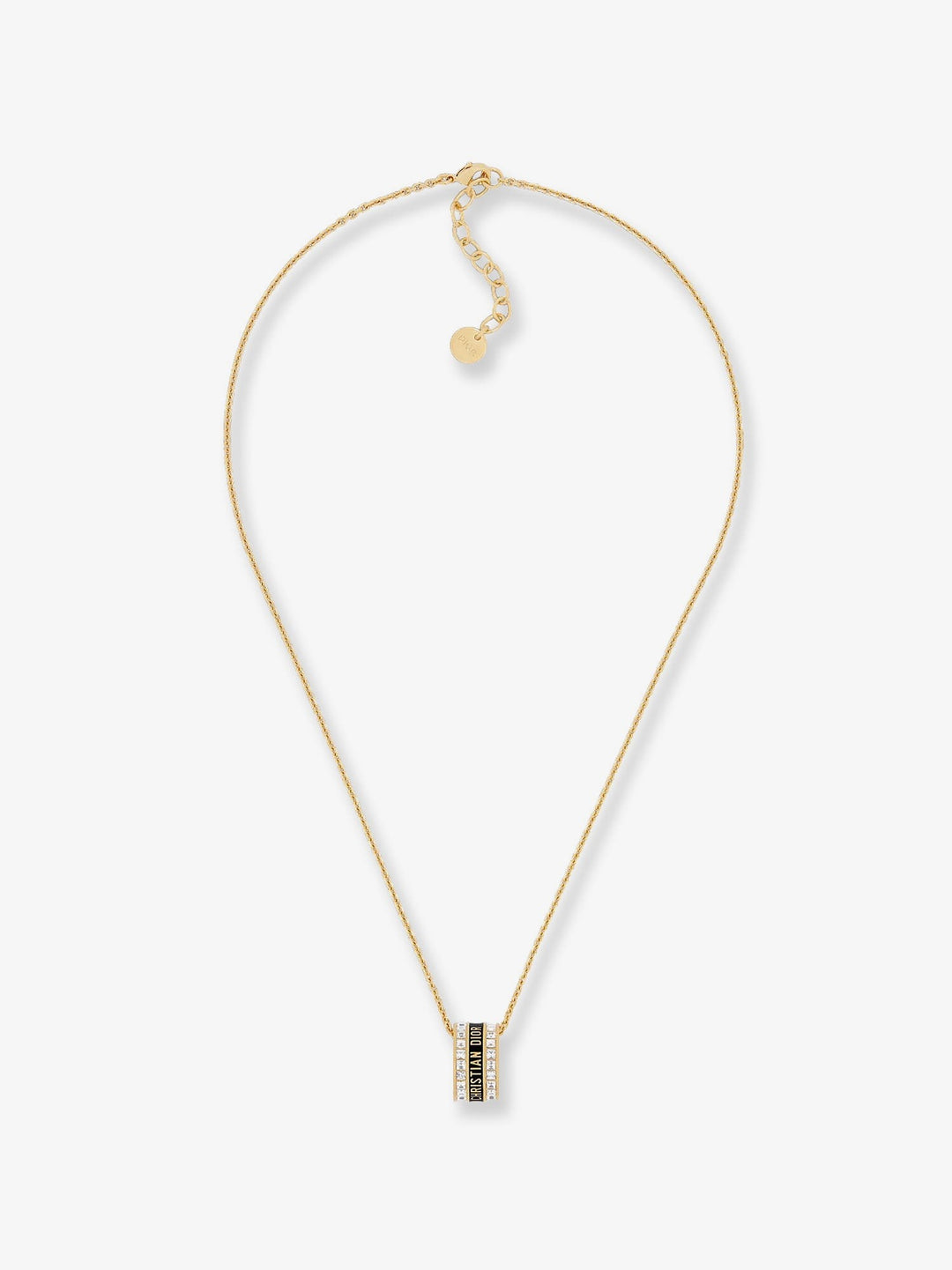 Dior Night Code brass necklace