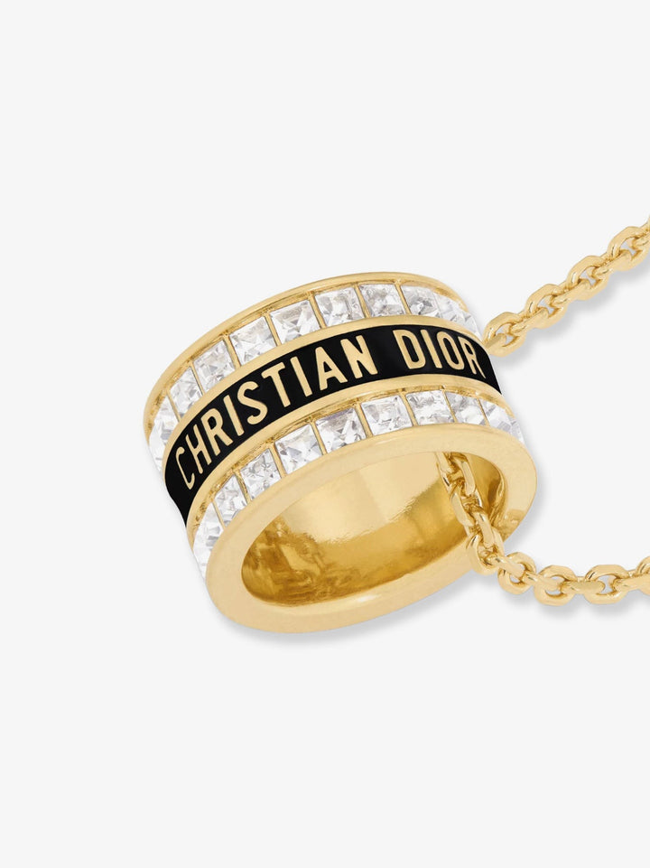 Dior Night Code brass necklace