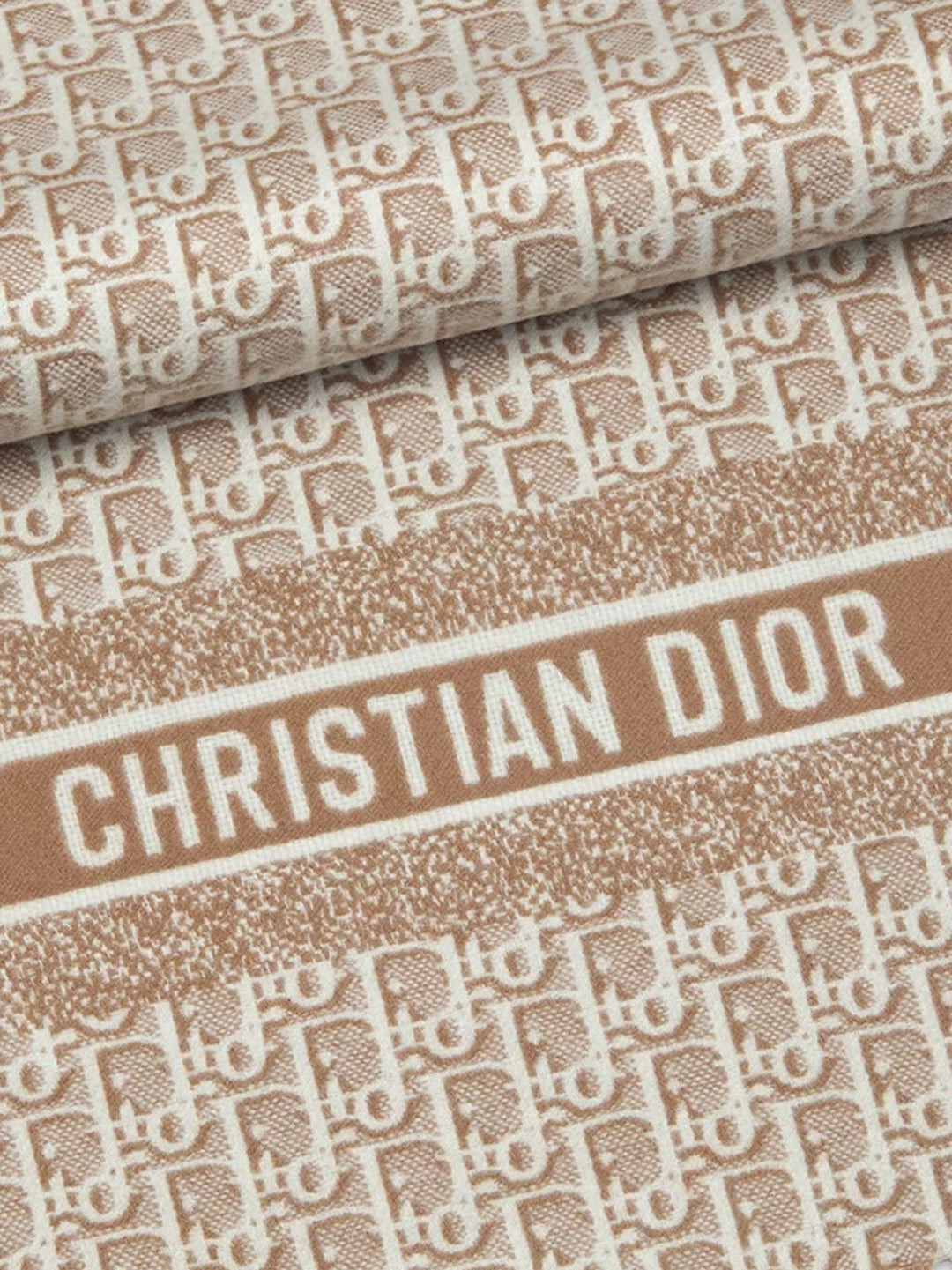 Dior Oblique Natte cashmere scarf