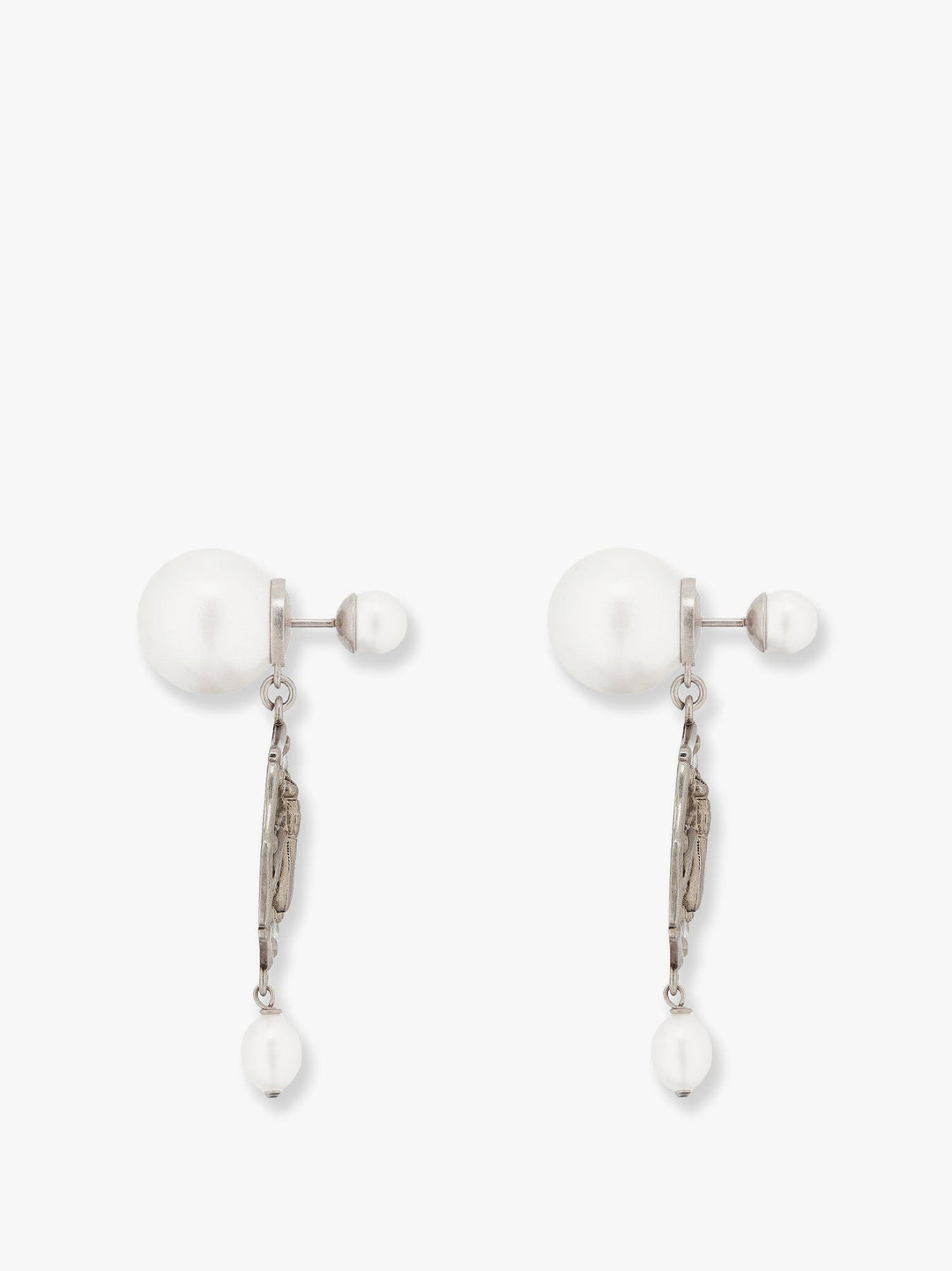 Dior tribales metal earrings