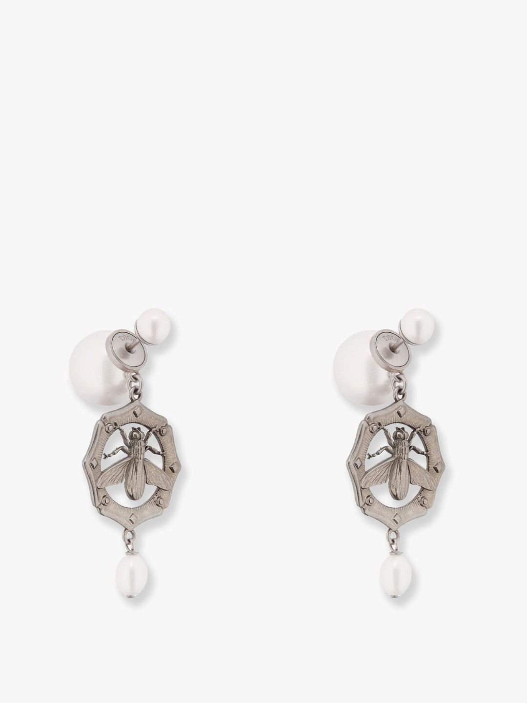 Dior tribales metal earrings